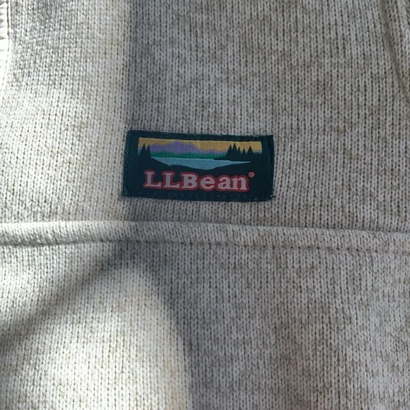 Llbean fleece quarter button top - Picture 4 of 4